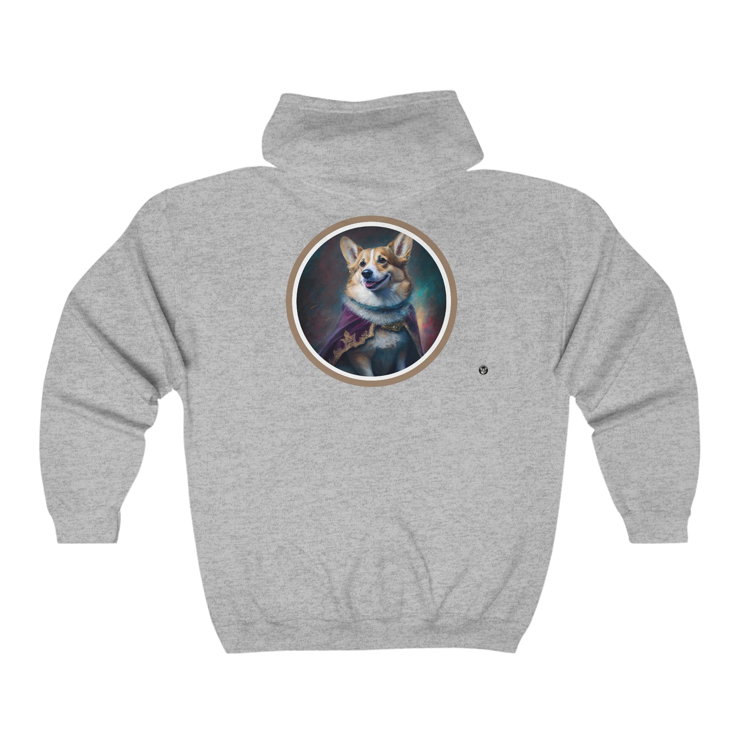 Corgi Royalty - Zip Hoodie