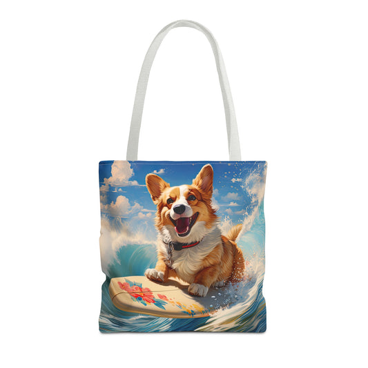 Cowabunga Corgi - Tote Bag