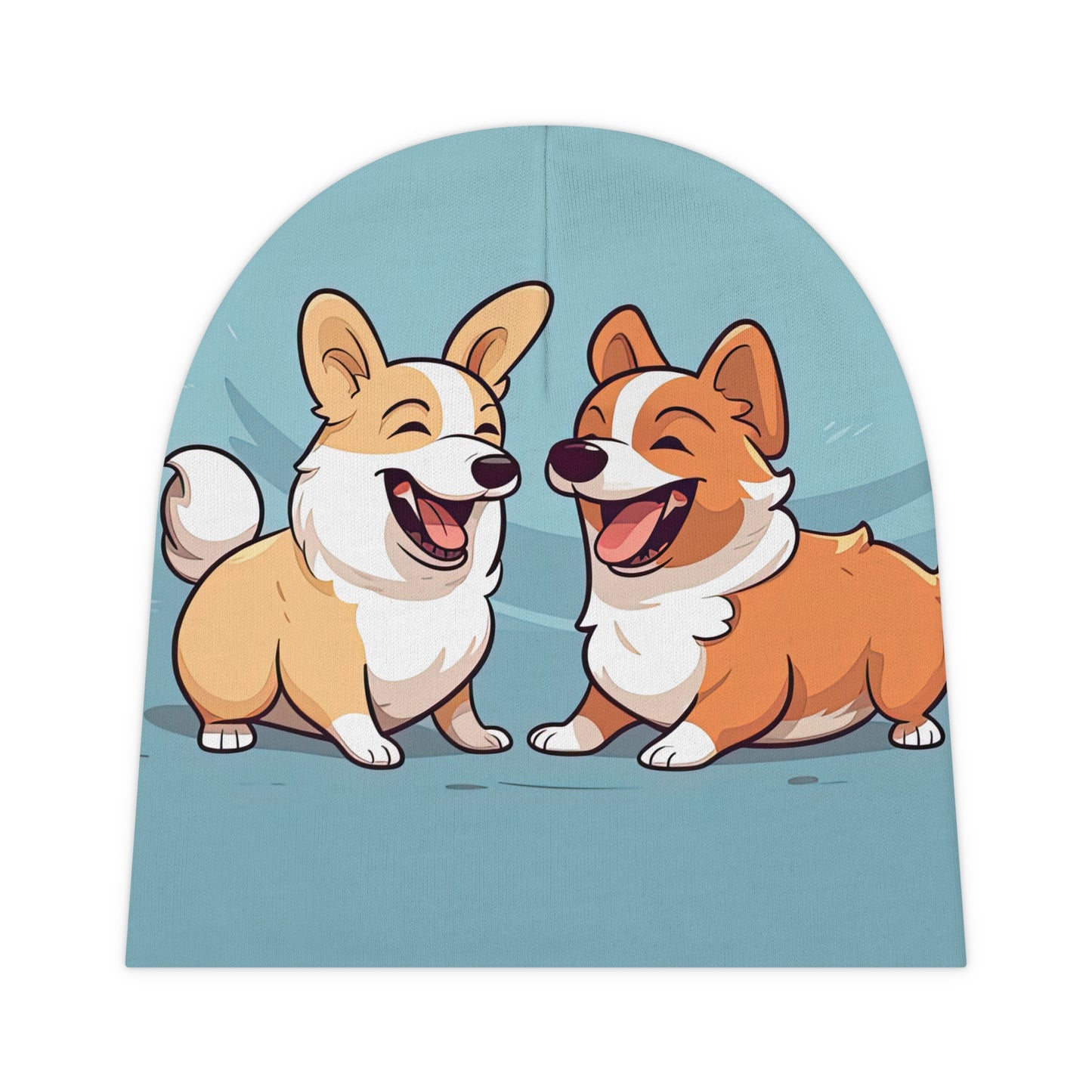 Corgi Couple Baby Beanie