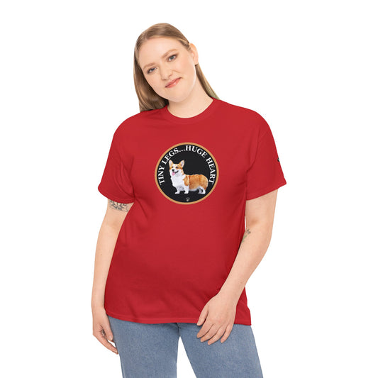Tiny Legs...Huge Heart - Unisex Heavy Cotton Tee