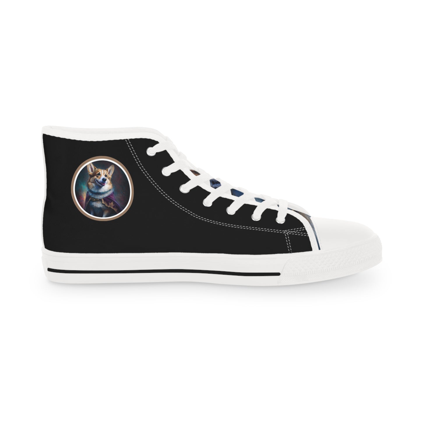 Corgi Royalty - Men's High Top Sneakers