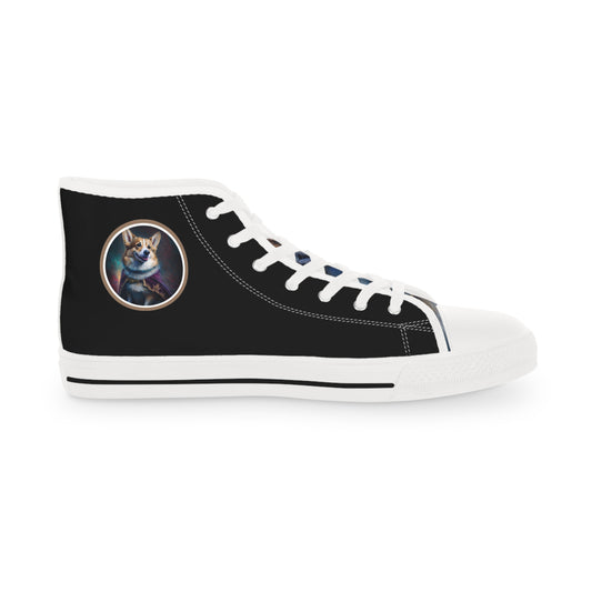 Corgi Royalty - Men's High Top Sneakers