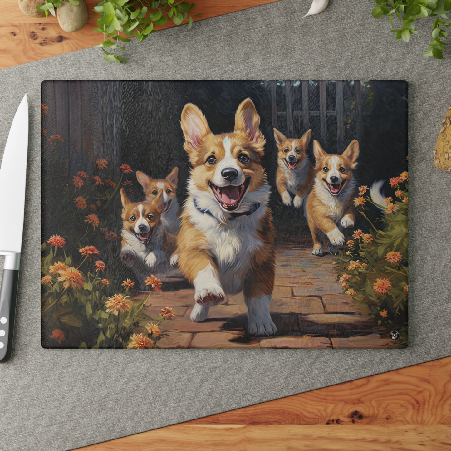 Welcome Home - Glass Cutting Board