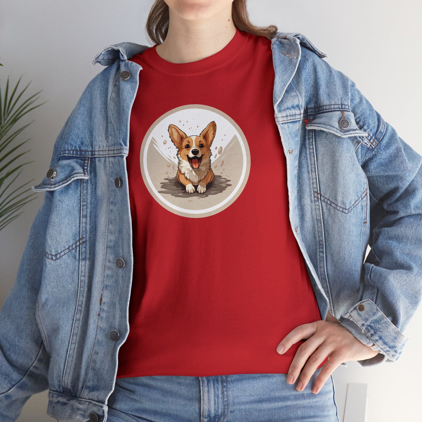 Corgi Cuteness - Unisex Heavy Cotton Tee