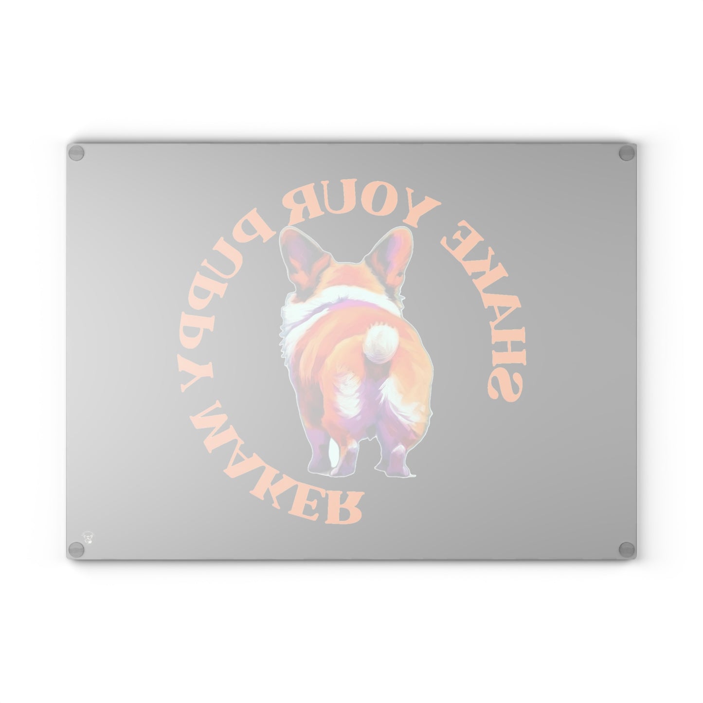 Shake Your Puppy Maker - Glass Cutting Board