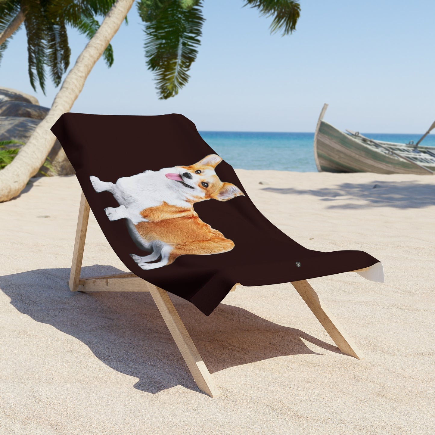 Classic Corgi Beach Towel