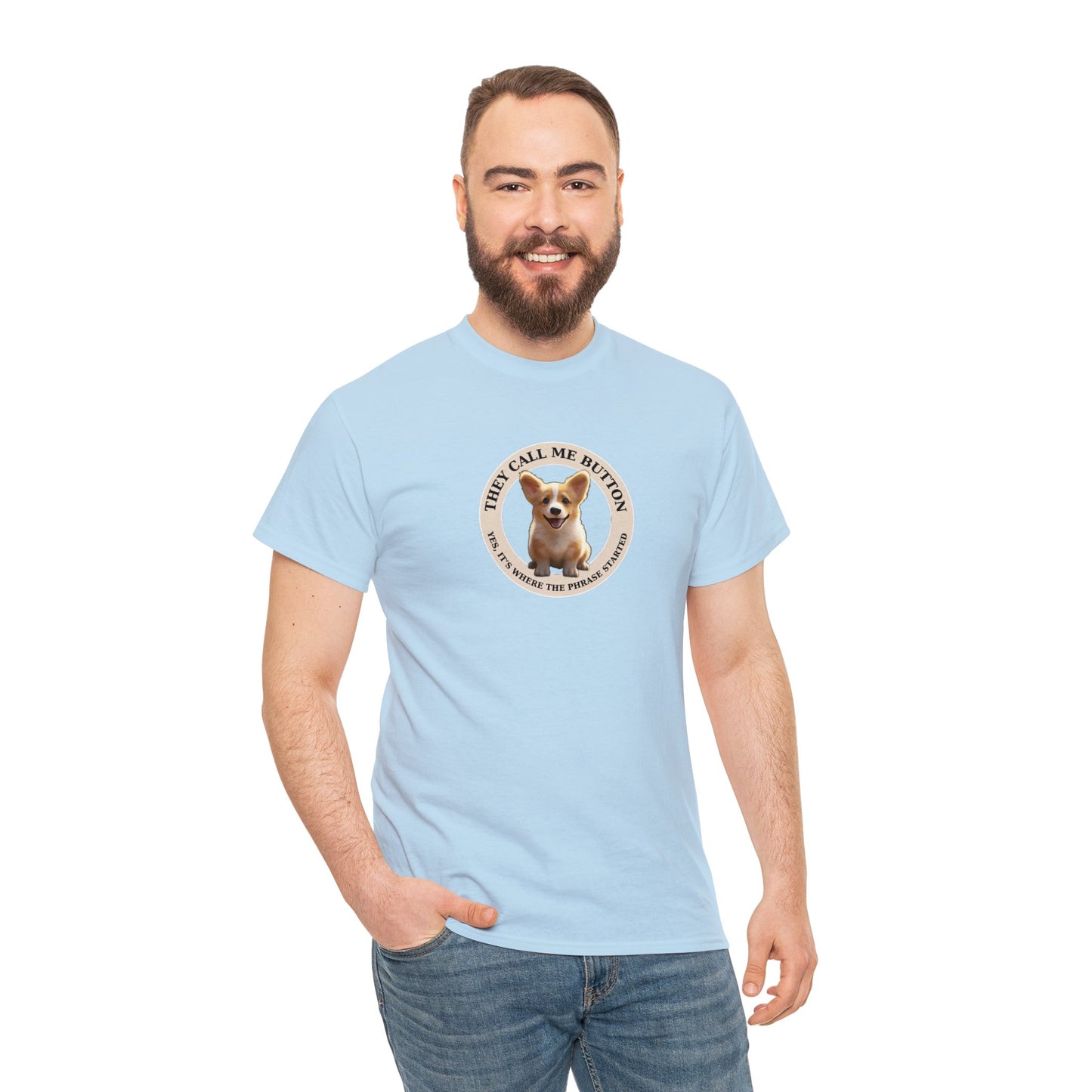 Cute as a Button - Unisex Heavy Cotton Tee