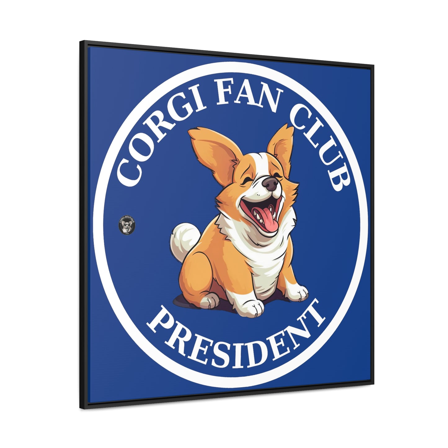 Fan Club President - Framed on Canvas