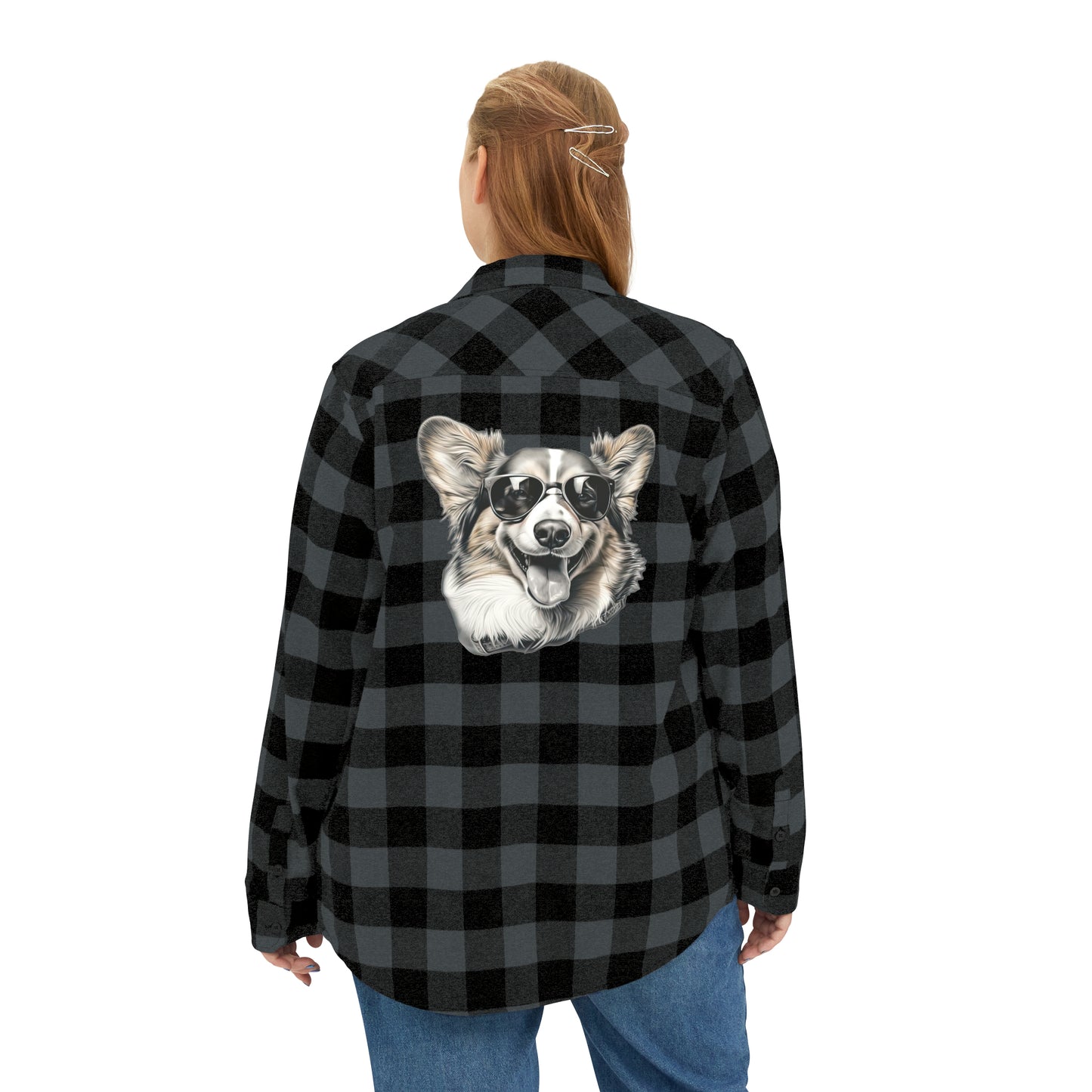 Corgi Cool - Flannel Shirt