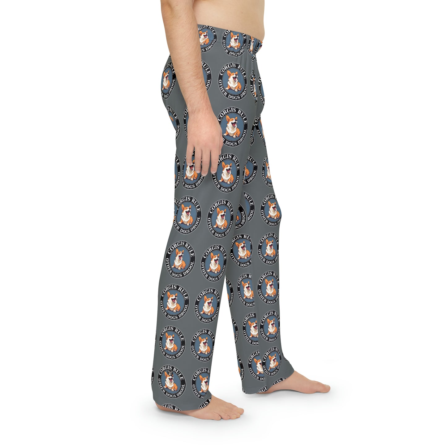 Corgis Rule...Other Dogs Drool - Men's Pajama Pants