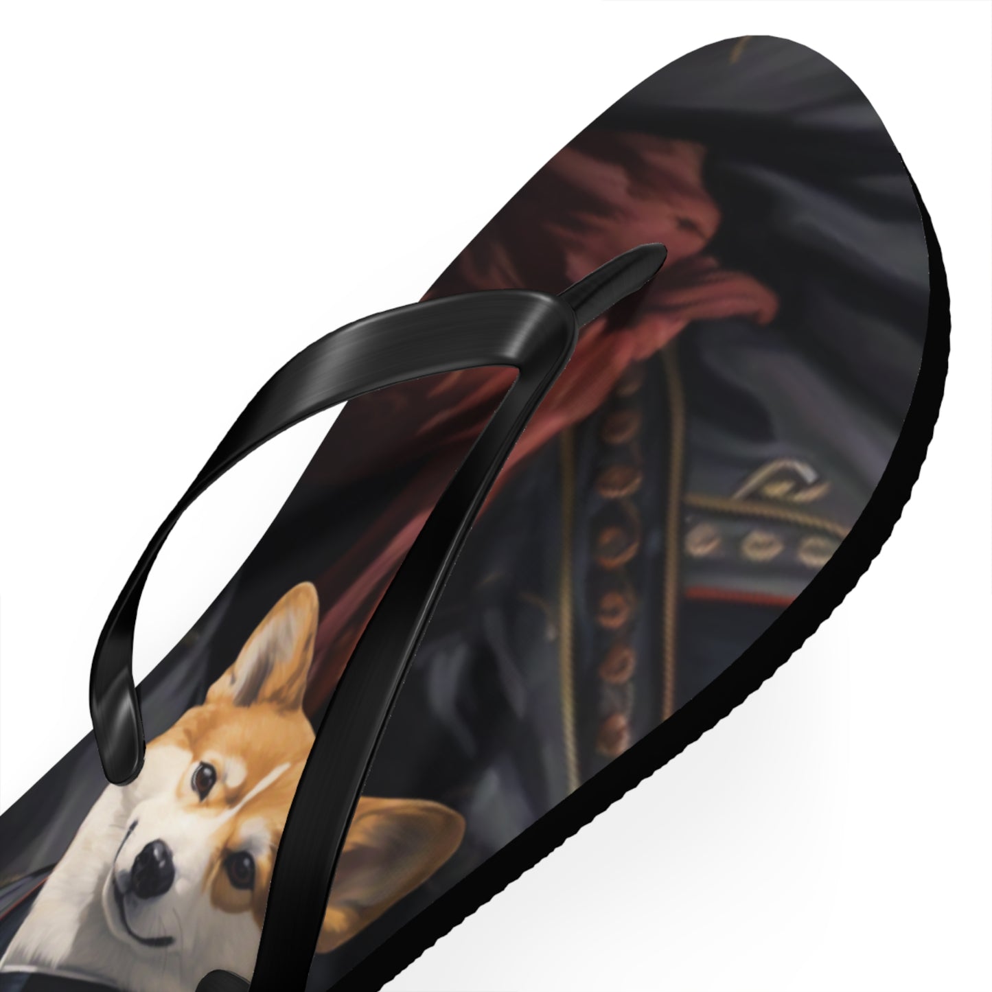 Ninja Corgi Flip-Flops