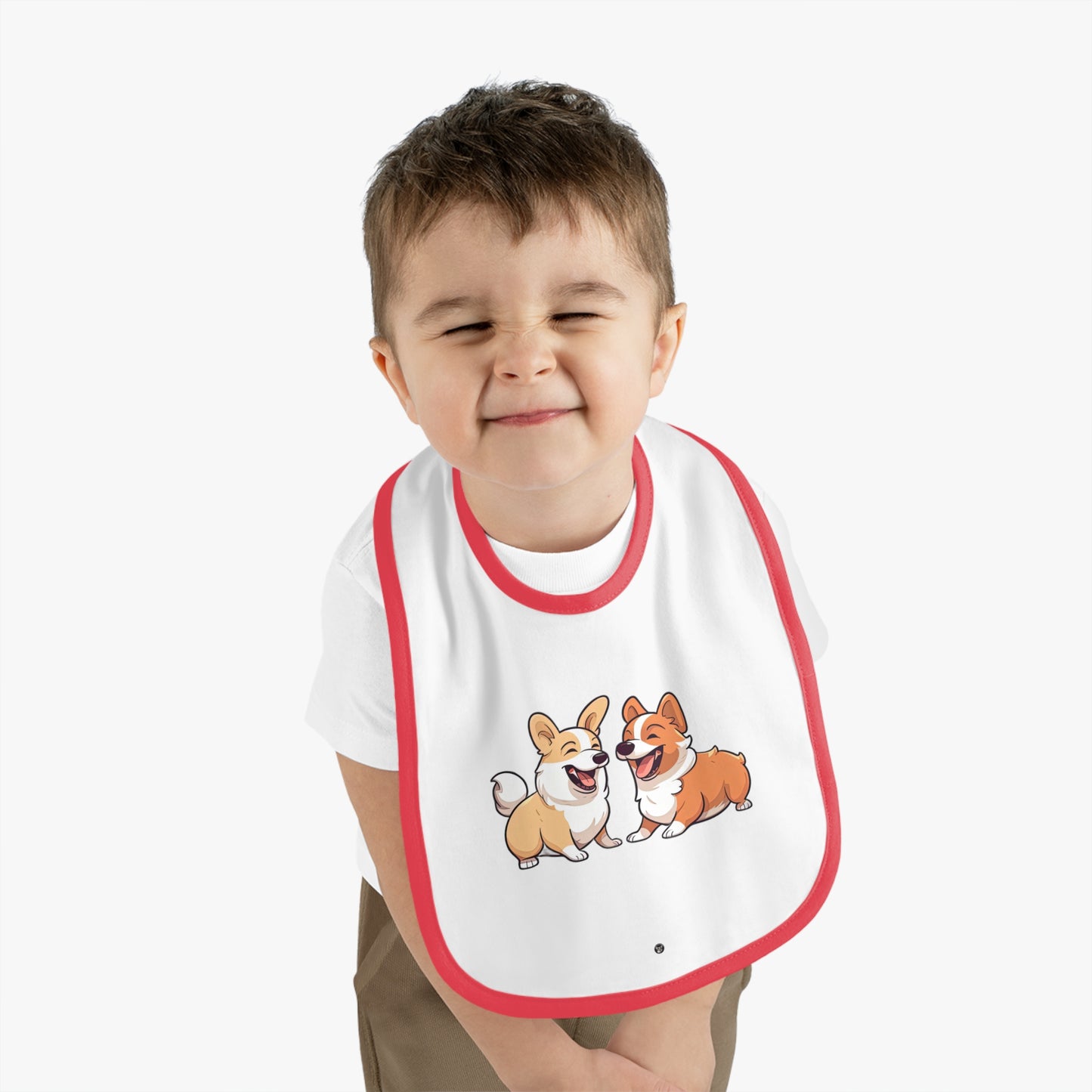 Corgi Couple - Baby Bib