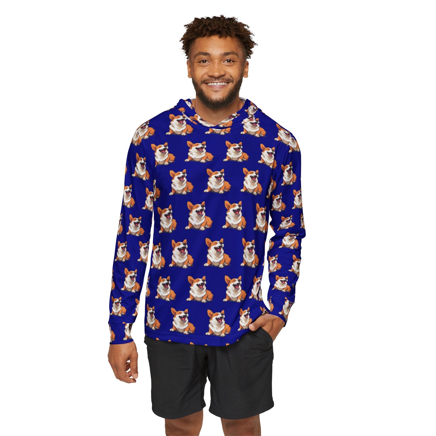 Comical Corgi Light Hoodie