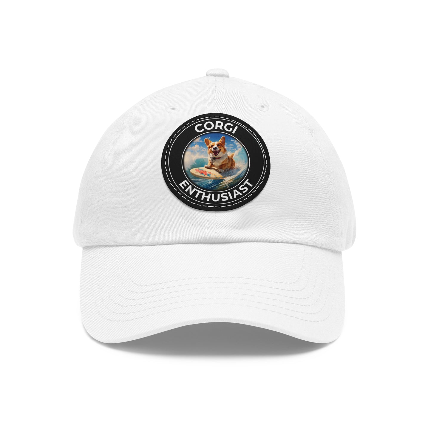 Corgi Enthusiast - Cap with Leather Patch