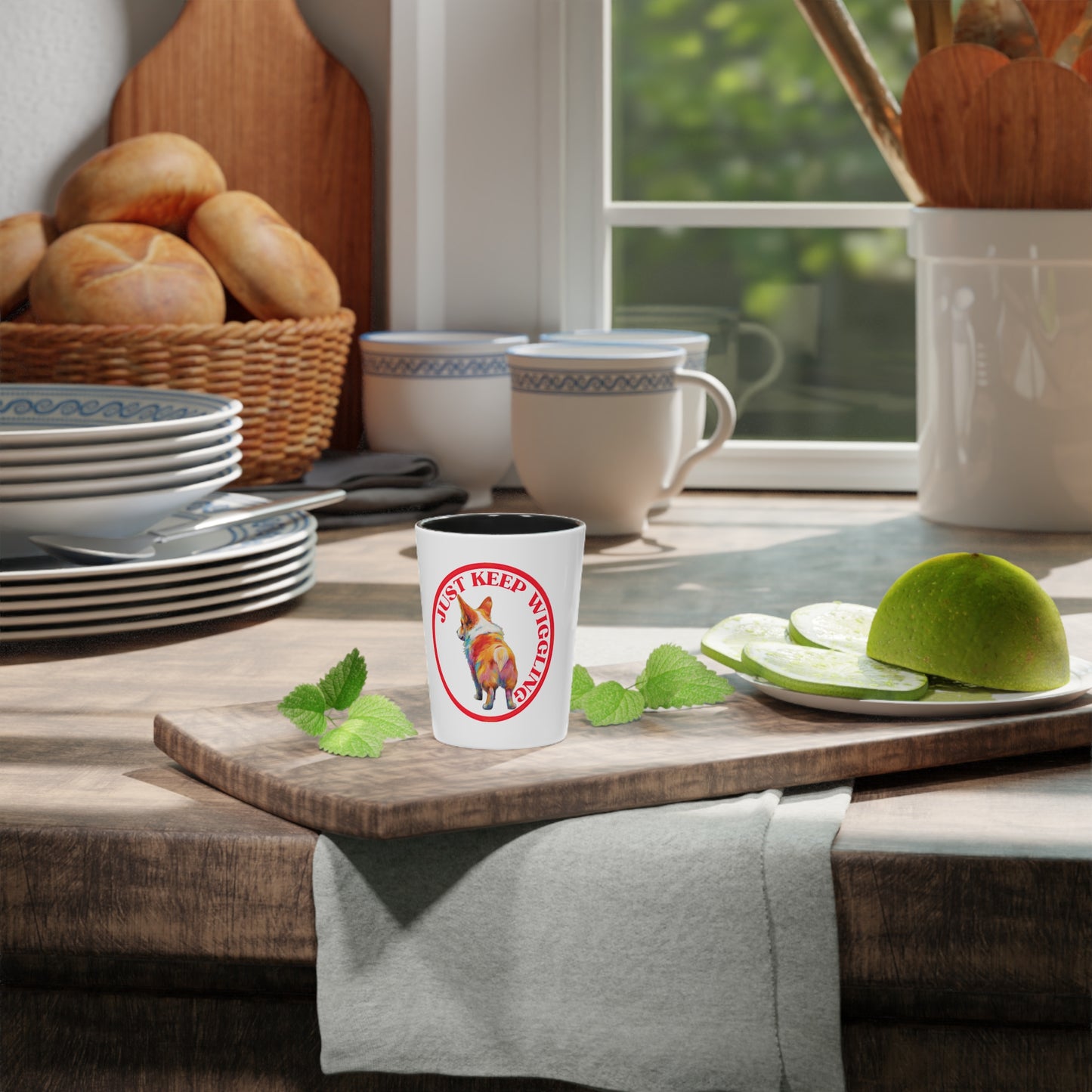 Just Keep Wiggling - Espresso/Shot Glass