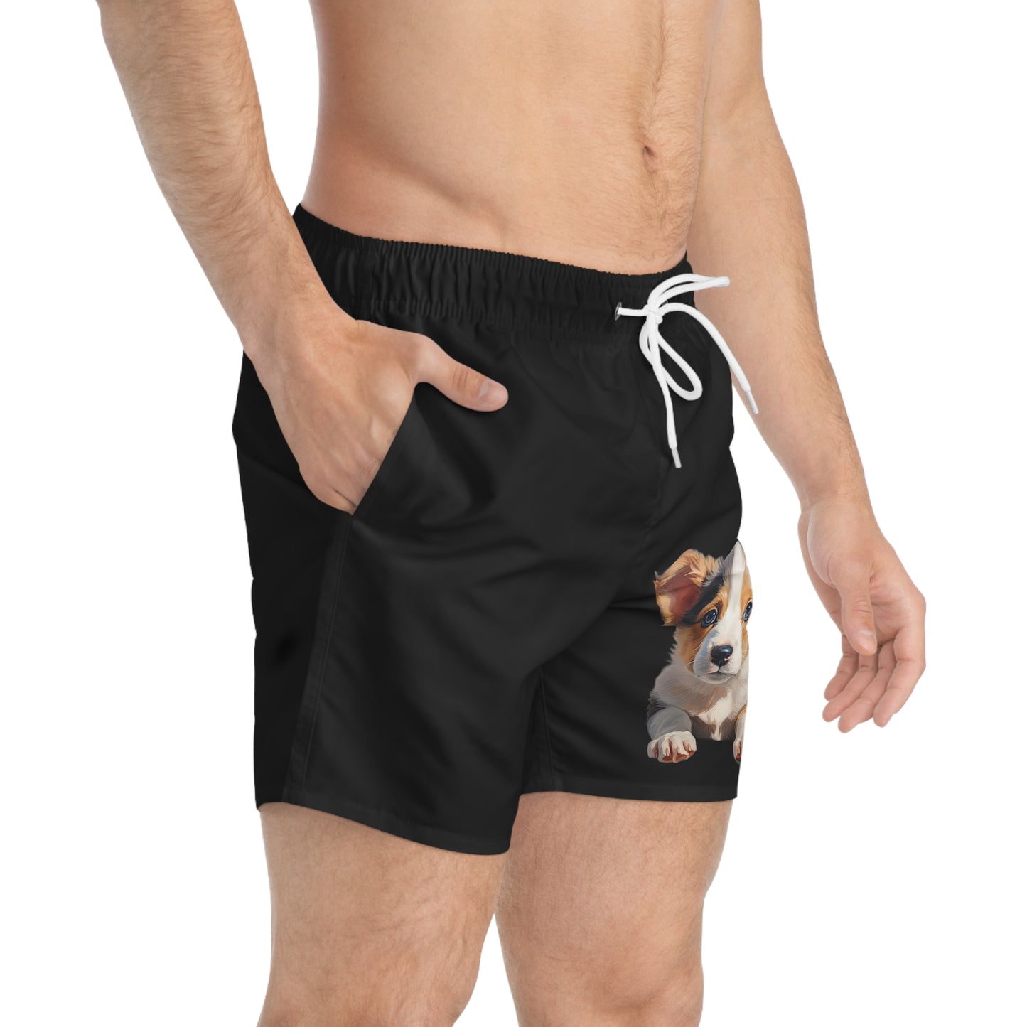 Puppy Portrait - Swim Trunks