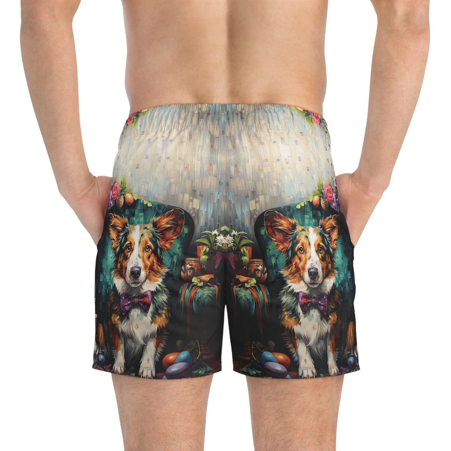 Formal Corgi - Swim Trunks