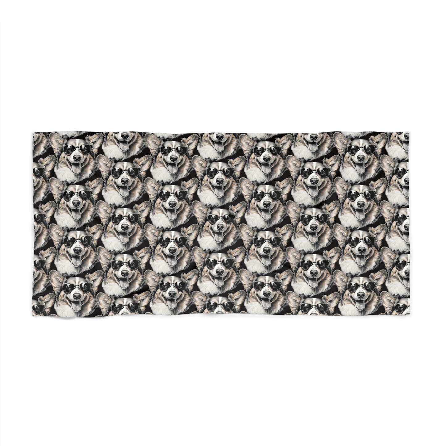 Corgi Cool Beach Towel