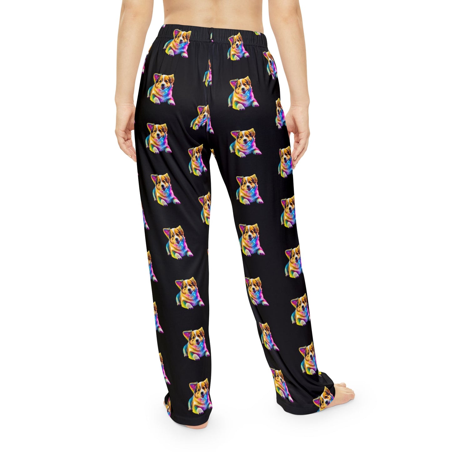 Colorful Corgi Women's Pajama Pants