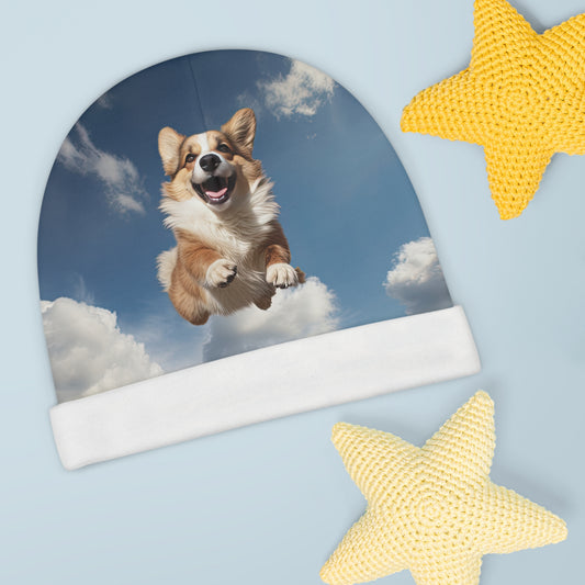 Super Corgi Baby Beanie