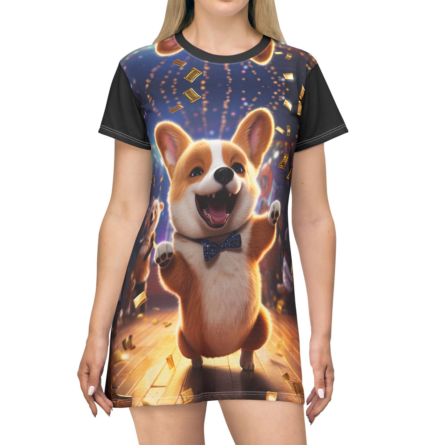 Boogaloo Corgi T-Dress