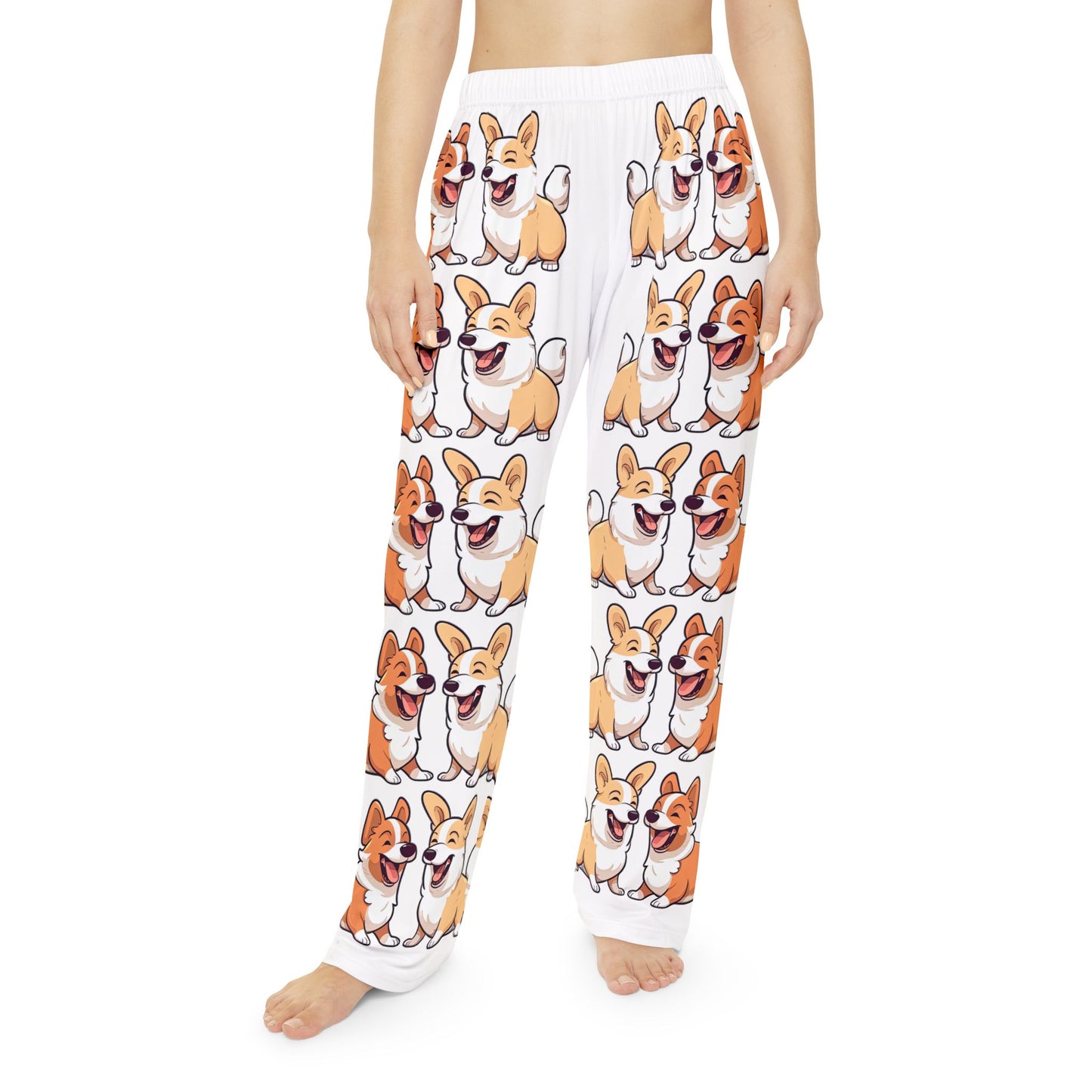 Corgi Couple Women's Pajama Pants
