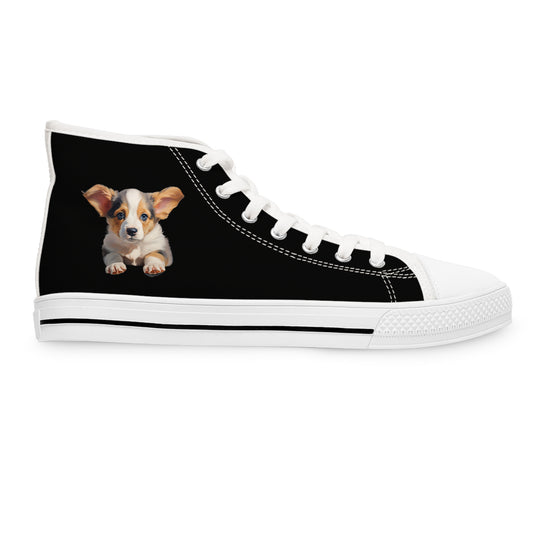Puppy Portrait - Women's High Top Sneakers