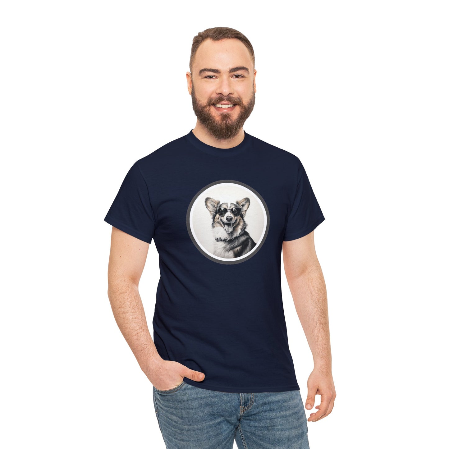 Corgi Cool - Unisex Heavy Cotton Tee
