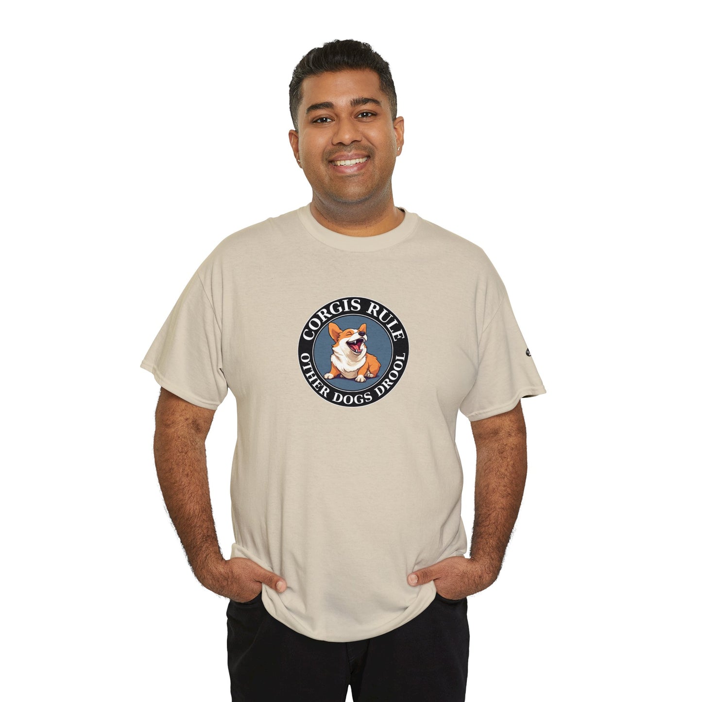 Corgis Rule...Other Dogs Drool - Unisex Heavy Cotton Tee