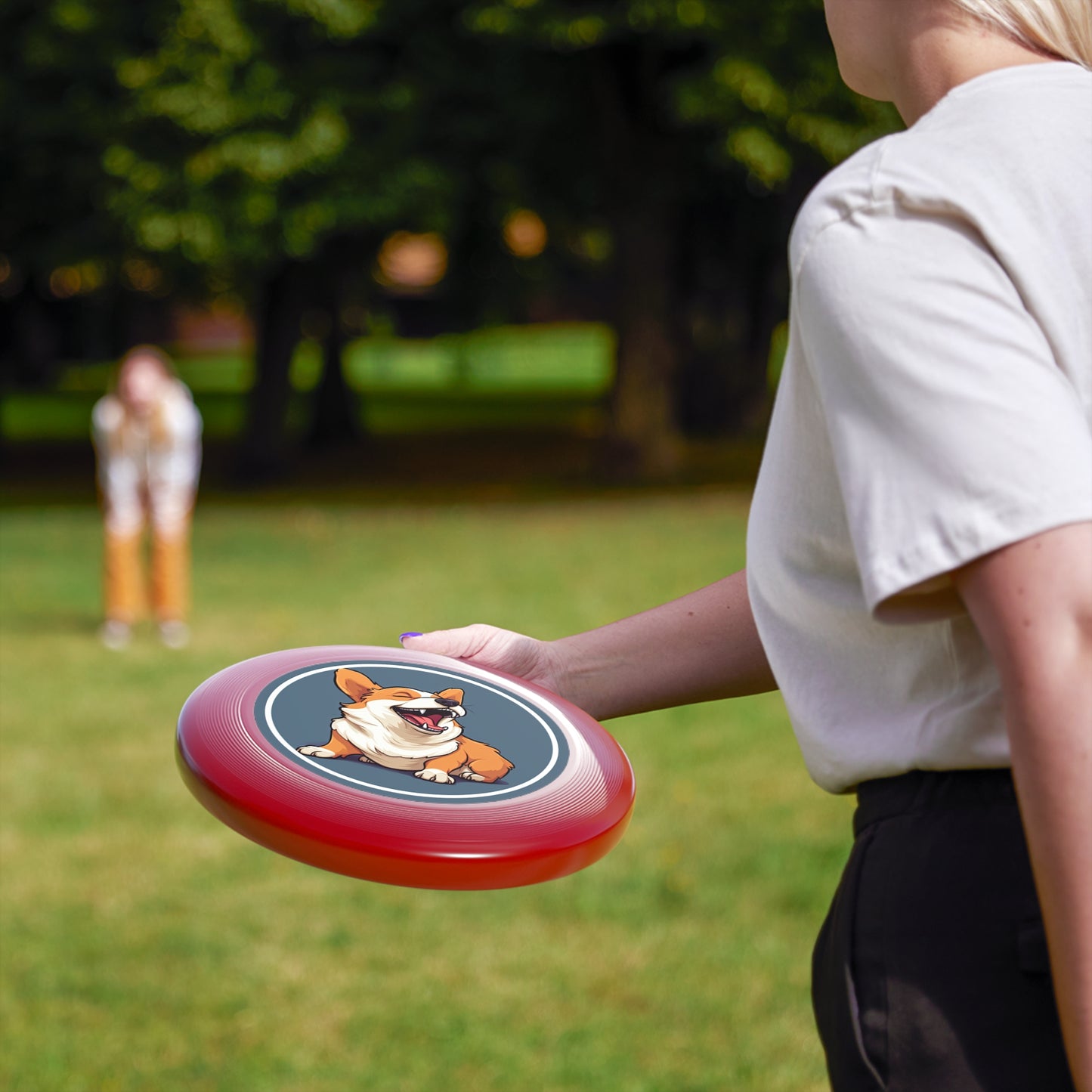 Comical Corgi - Wham-O Frisbee