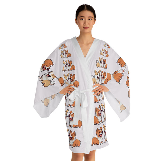 Corgi Couple Kimono Robe