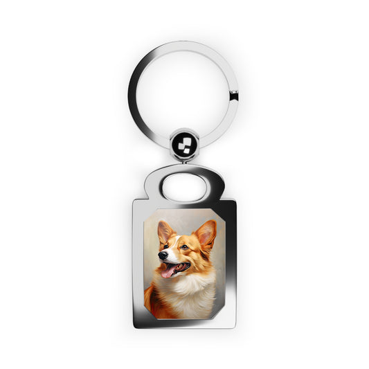 Pembroke Portrait - Key Ring