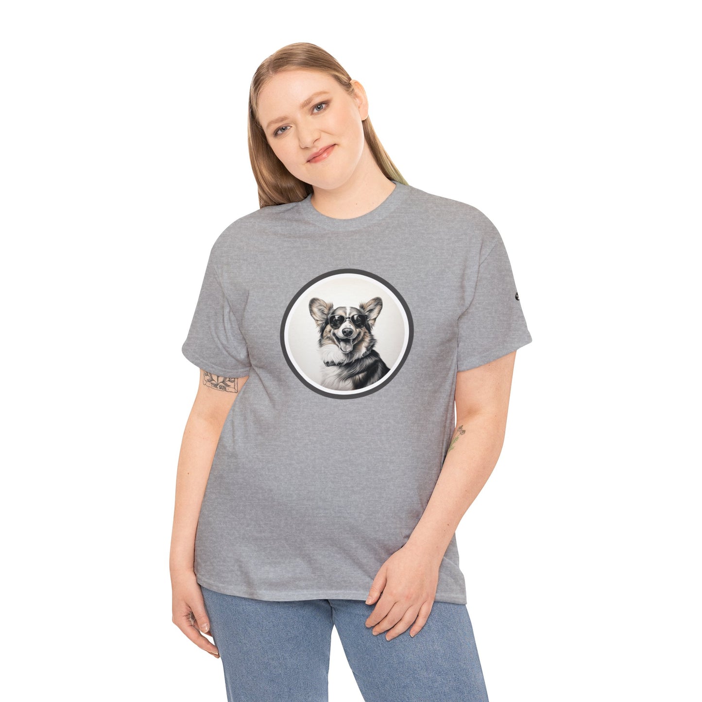 Corgi Cool - Unisex Heavy Cotton Tee