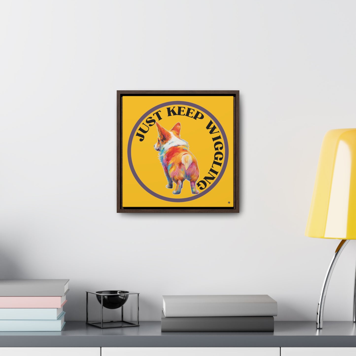 Just Keep Wiggling - Framed on Canvas
