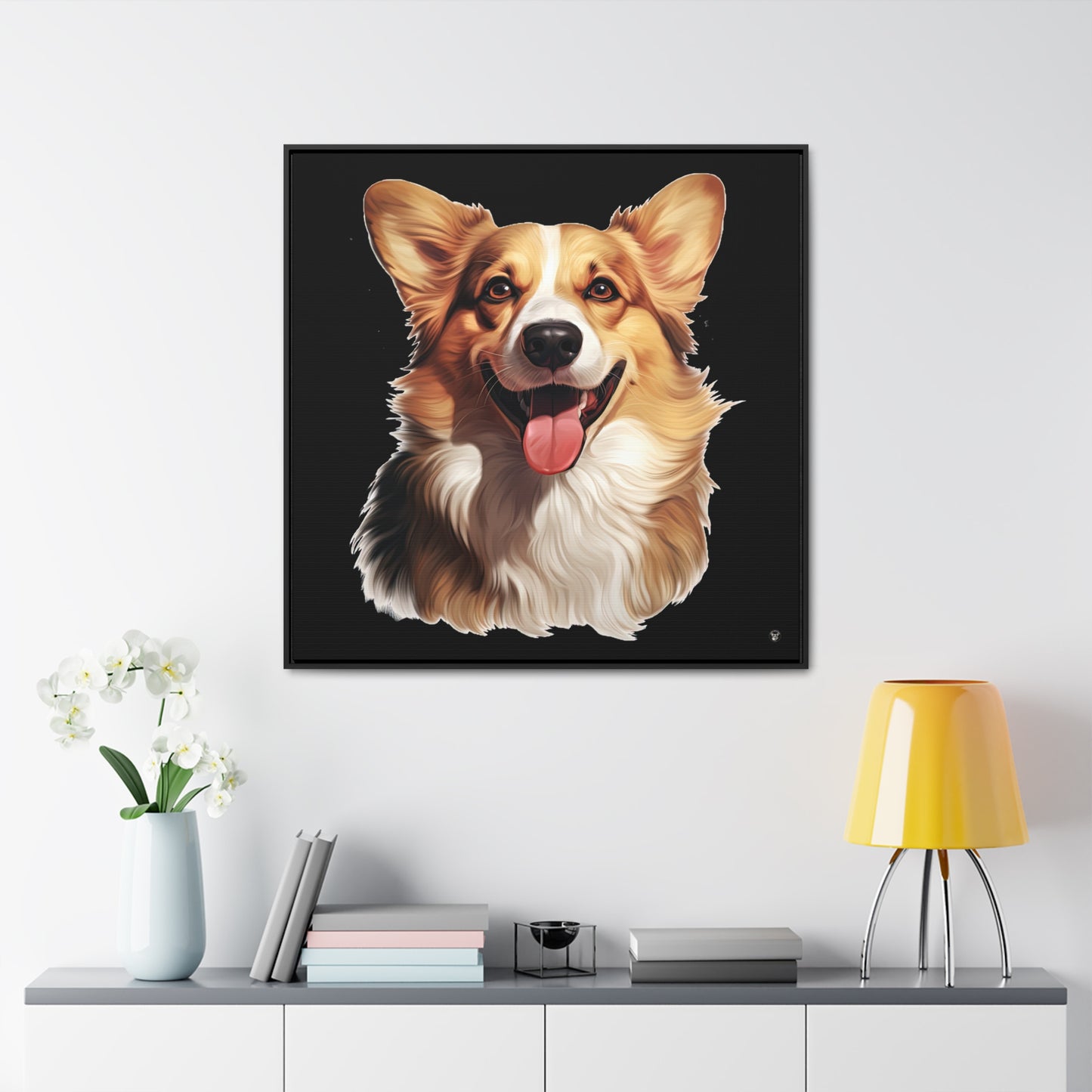 The Celebrity - Framed on Canvas