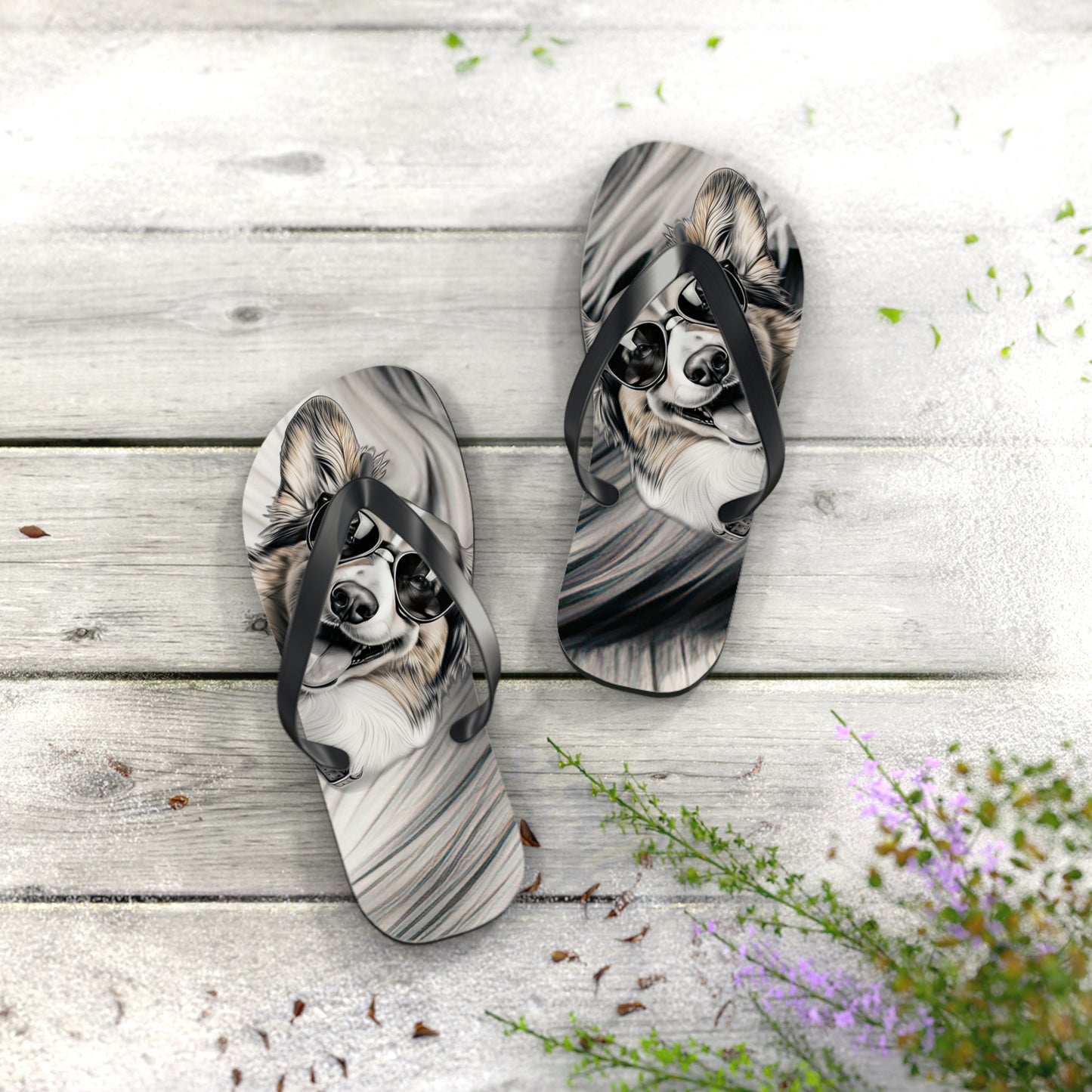 Corgi Cool Flip-Flops