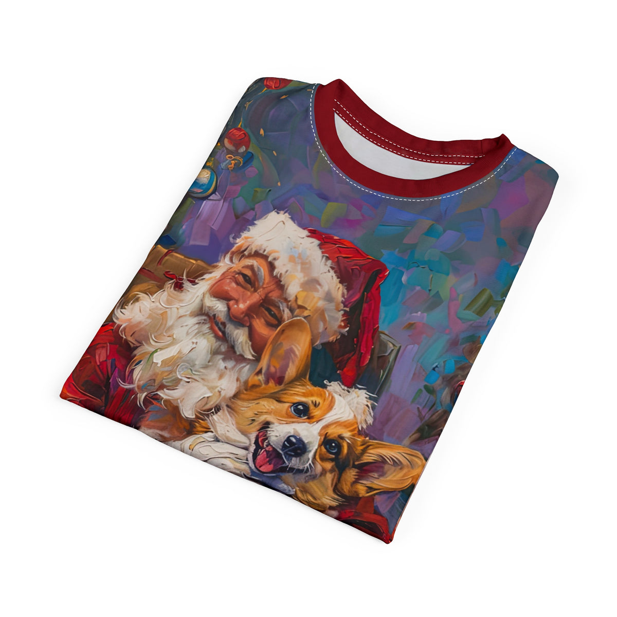 T-shirt Corgi de Noël audacieux