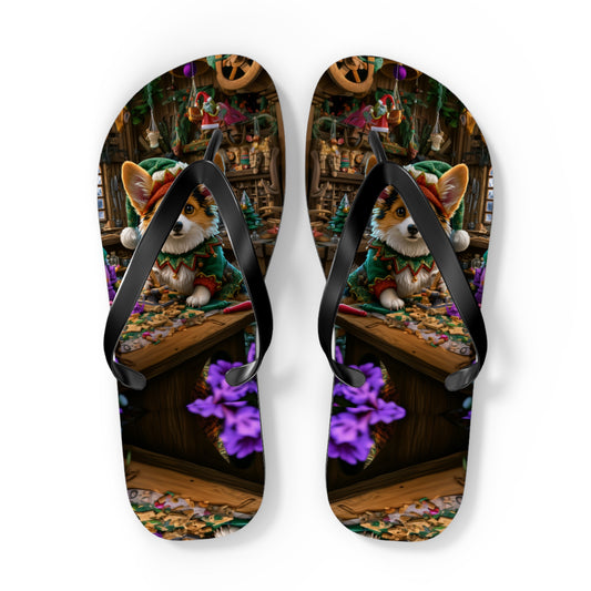 Santa's Little Helper Flip-Flops