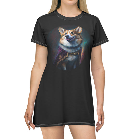 Corgi Royalty - T-Shirt Dress