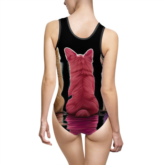Corgi Reflection - Classic One-Piece Swimsuit