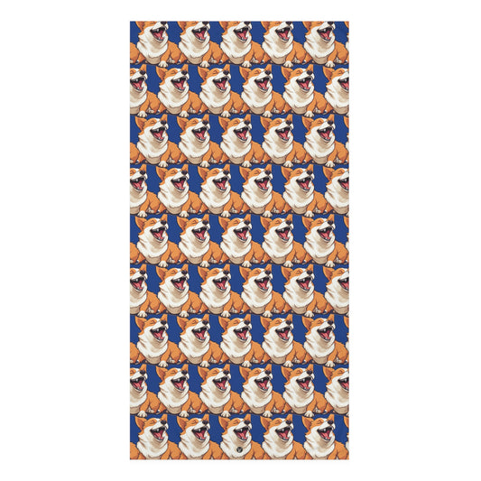 Comical Corgi Mosaic - Bath Towel