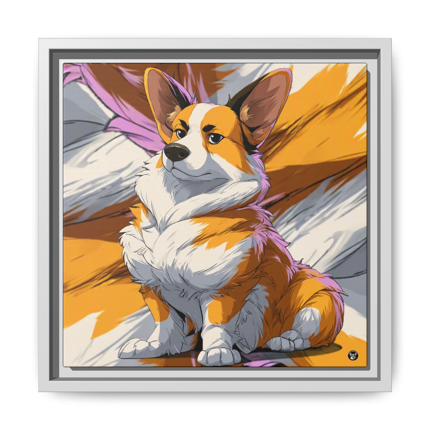 Boss Dog on Canvas