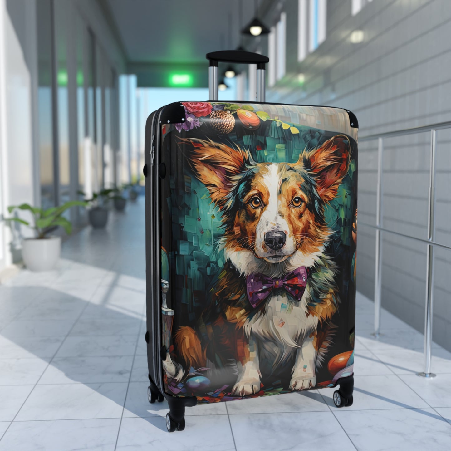 Formal Corgi - Suitcase