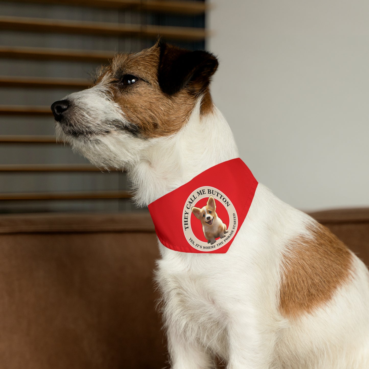 Cute as a Button - Bandana Collar