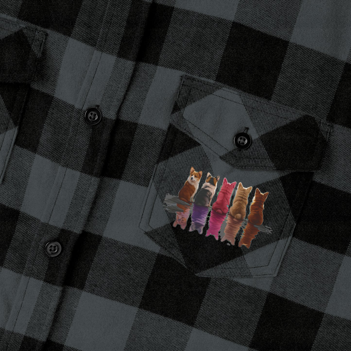 Corgi Lake - Flannel Shirt