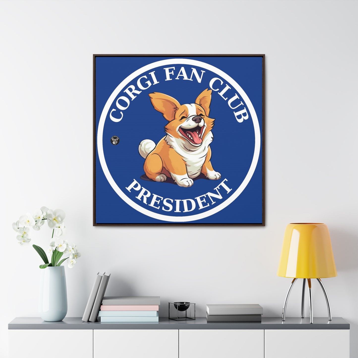 Fan Club President - Framed on Canvas