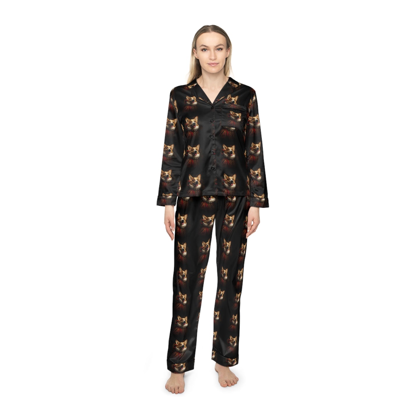 Renaissance Corgi Silky Pajamas