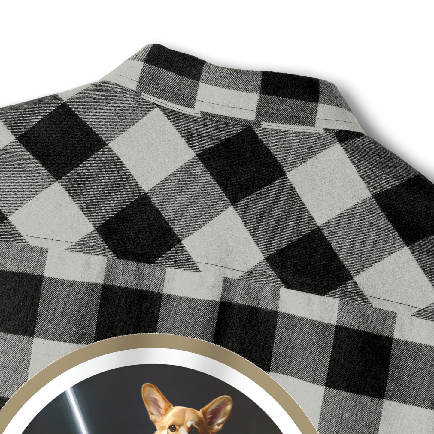 Jedi Corgi - Flannel Shirt