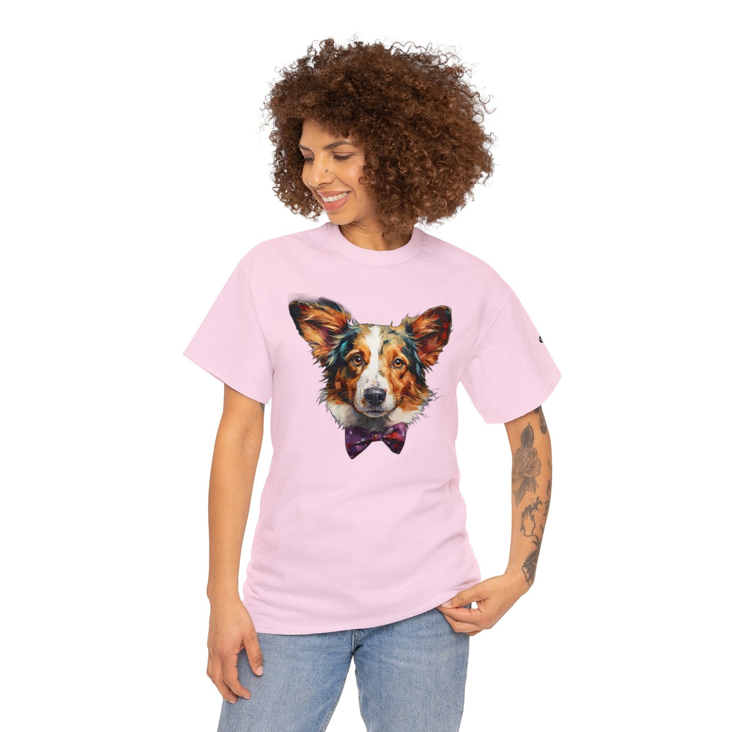 Formal Corgi - Unisex Heavy Cotton Tee