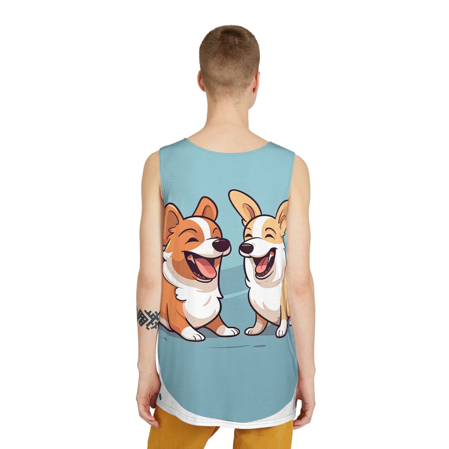 Corgi Couple Tank